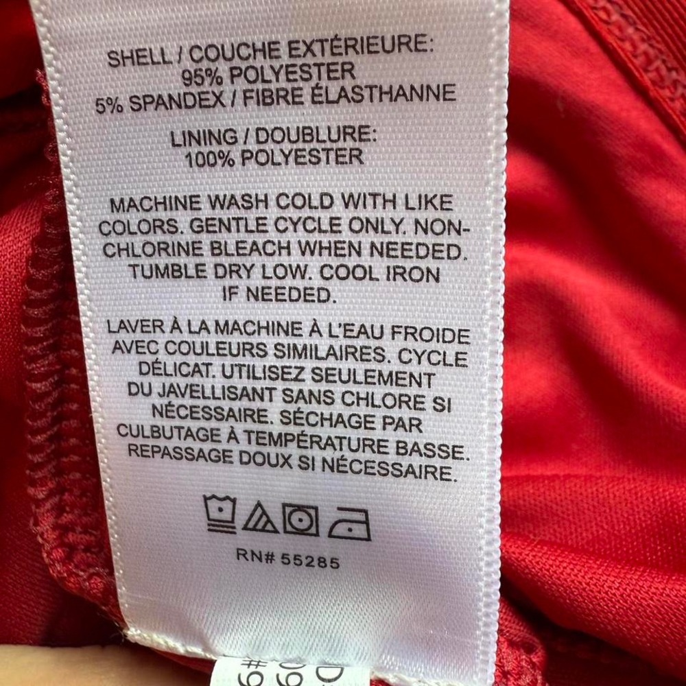 Express Red Ruched Bodycon Dress - Picture 6 of 8